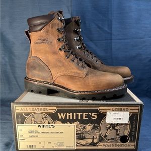White’s Hillyard Distressed Brown (work, heavy duty boots)